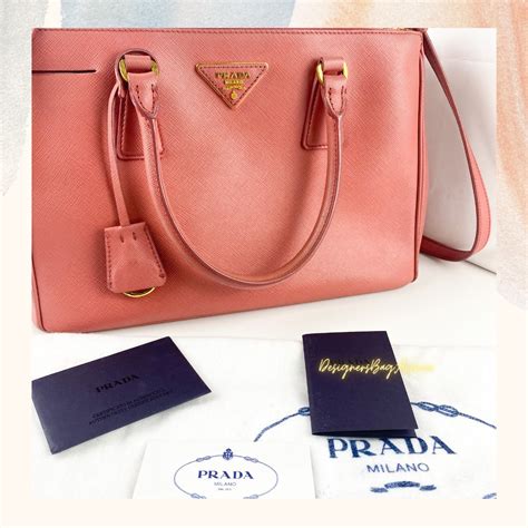 prada bn1801|PRADA Saffiano Lux Leather Small Tote BN1801 Orchidea .